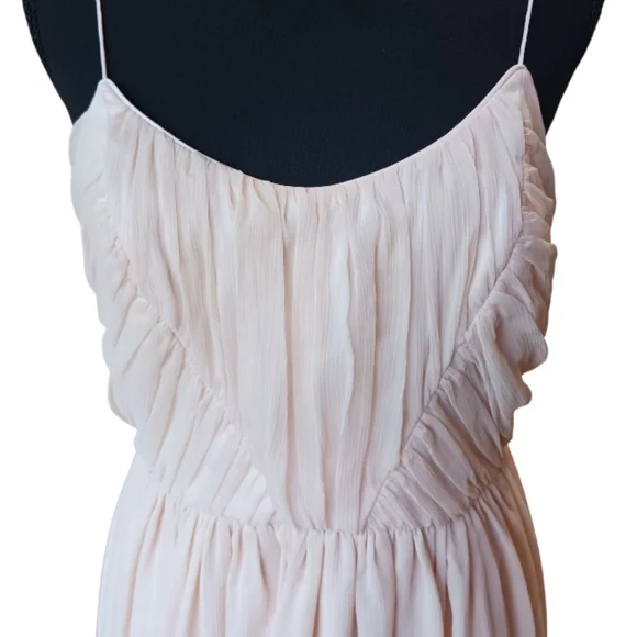 BHLDN Giselle Pleated Chiffon Dress - Picture 4 of 14